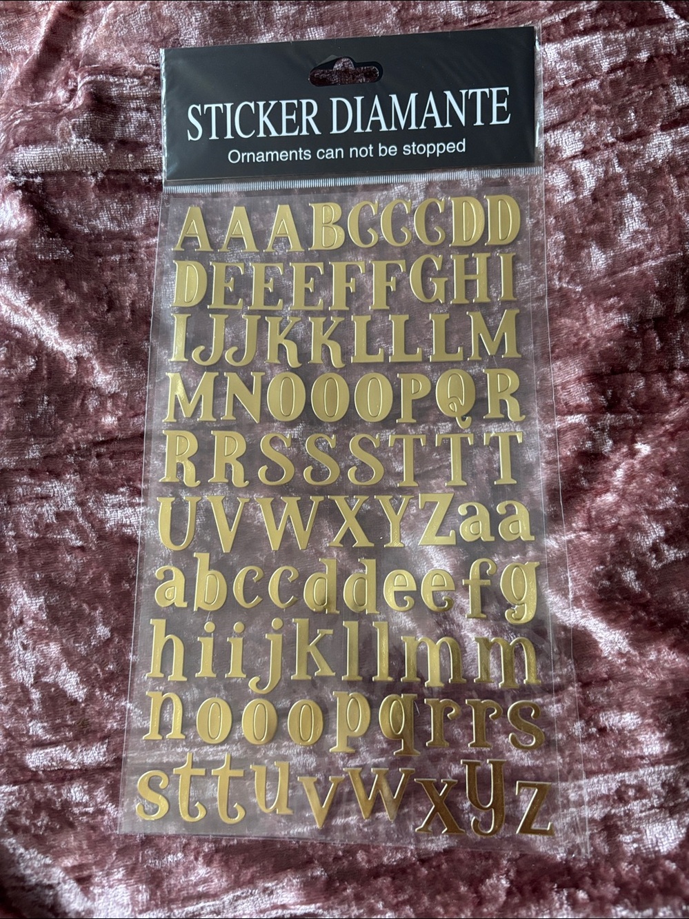 Set of Alphabet Scrapbook Stickers - Picture 10 of 13